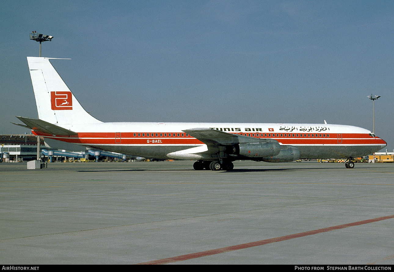 Aircraft Photo of G-BAEL | Boeing 707-321(F) | Tunis Air | AirHistory.net #469245