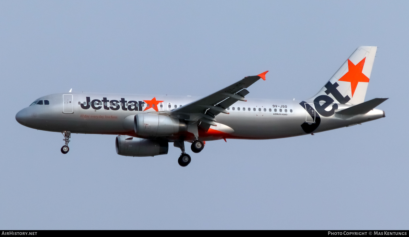 Aircraft Photo of 9V-JSO | Airbus A320-232 | Jetstar Airways | AirHistory.net #469260
