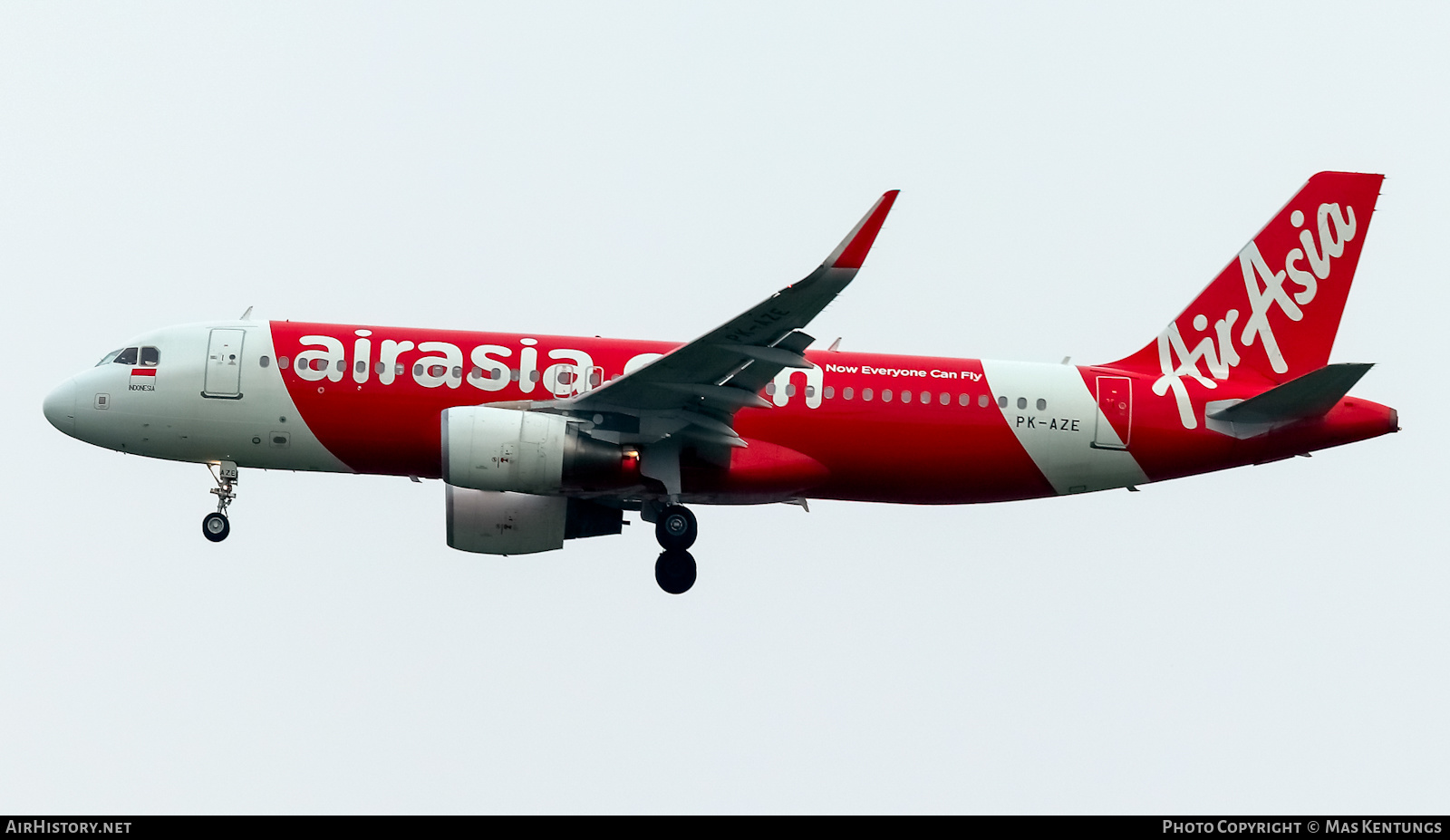 Aircraft Photo of PK-AZE | Airbus A320-216 | AirAsia | AirHistory.net #469275