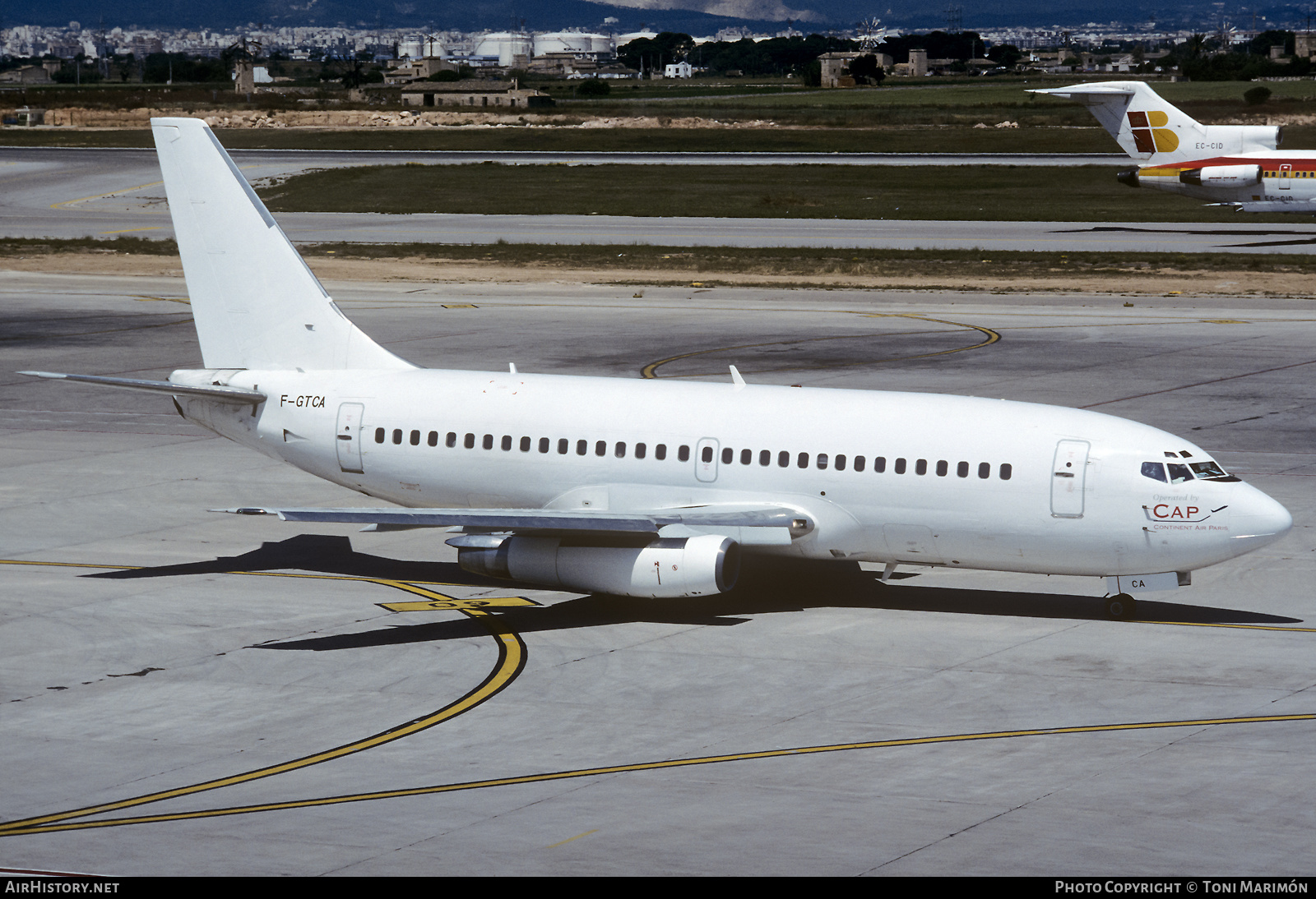 Aircraft Photo of F-GTCA | Boeing 737-217 | CAP - Continent Air Paris | AirHistory.net #469326