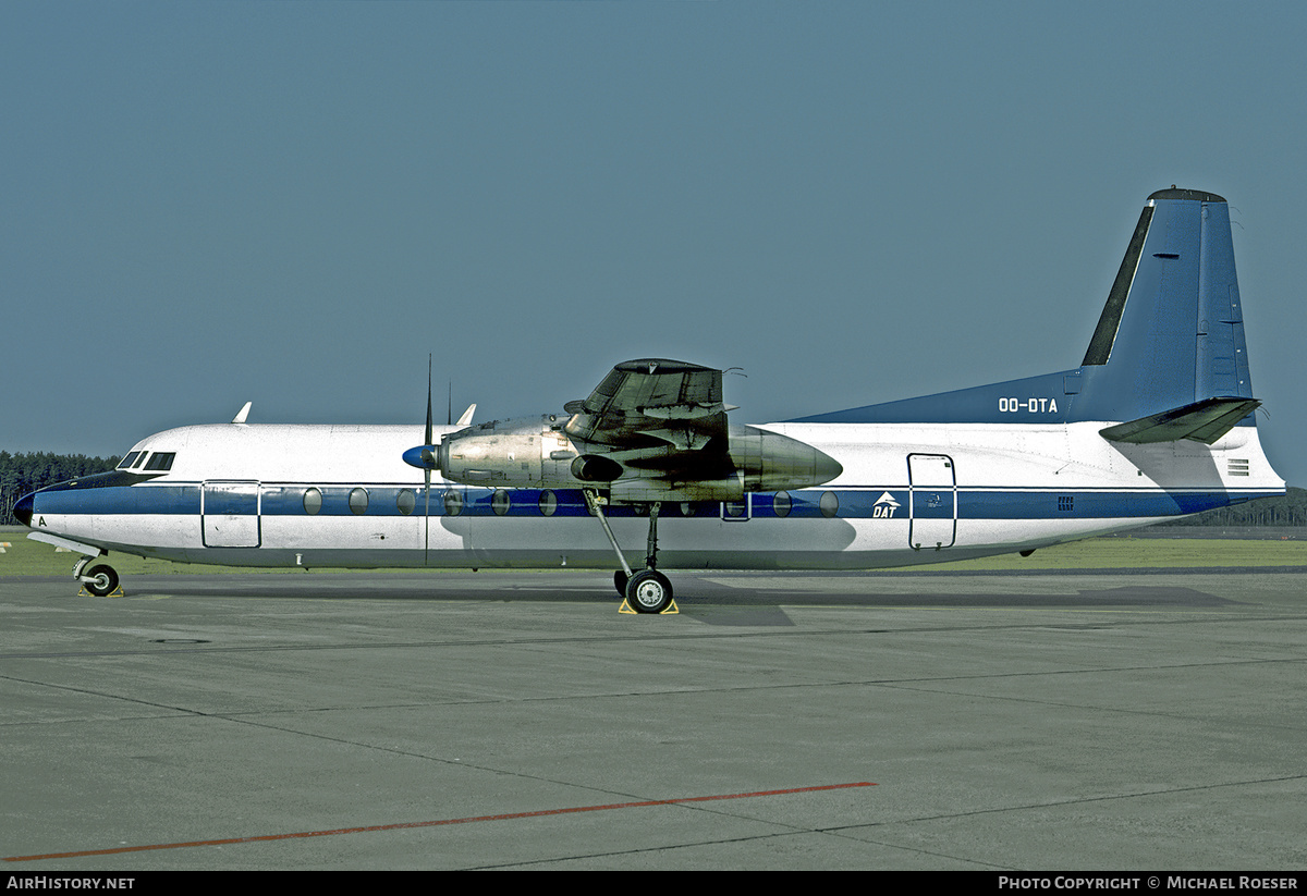 Aircraft Photo of OO-DTA | Fairchild Hiller FH-227B | Delta Air Transport - DAT | AirHistory.net #469353