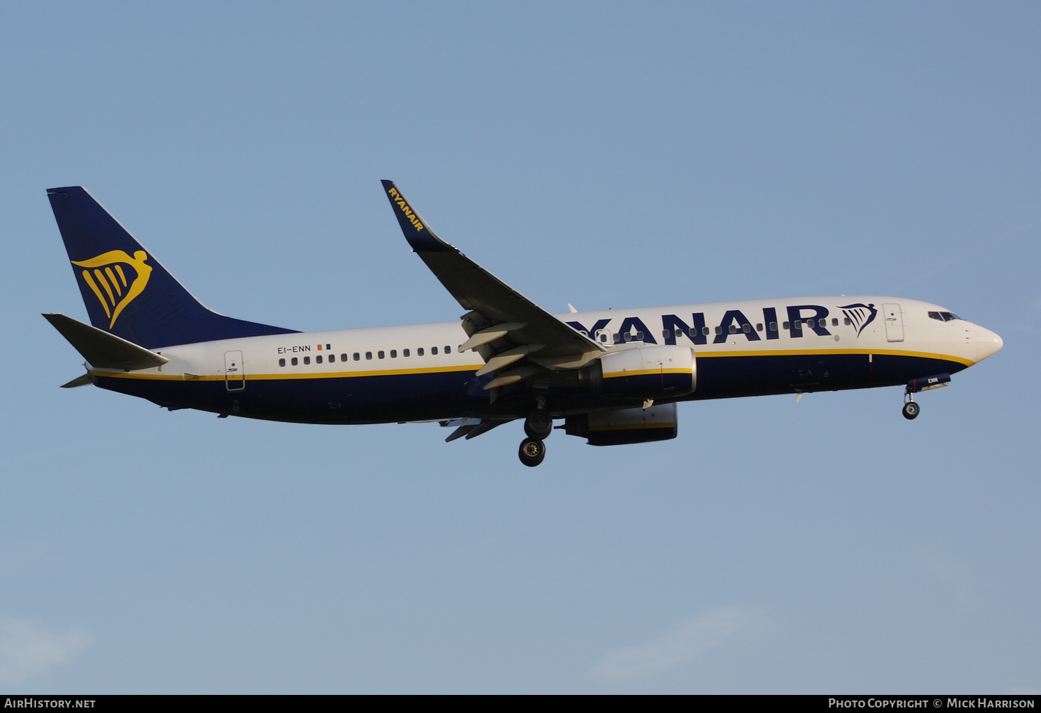 Aircraft Photo of EI-ENN | Boeing 737-8AS | Ryanair | AirHistory.net #469358