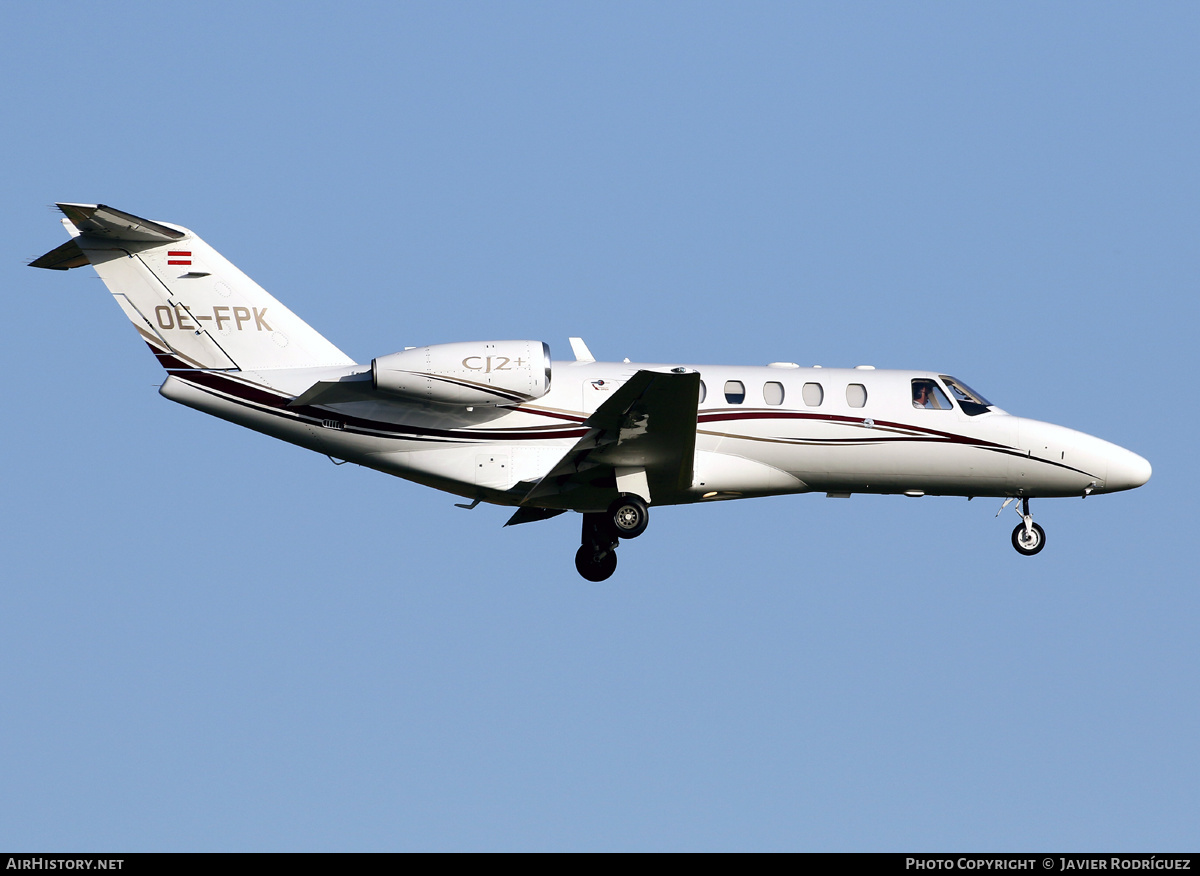 Aircraft Photo of OE-FPK | Cessna 525A CitationJet CJ2+ | Salzburg Jet Aviation | AirHistory.net #469370