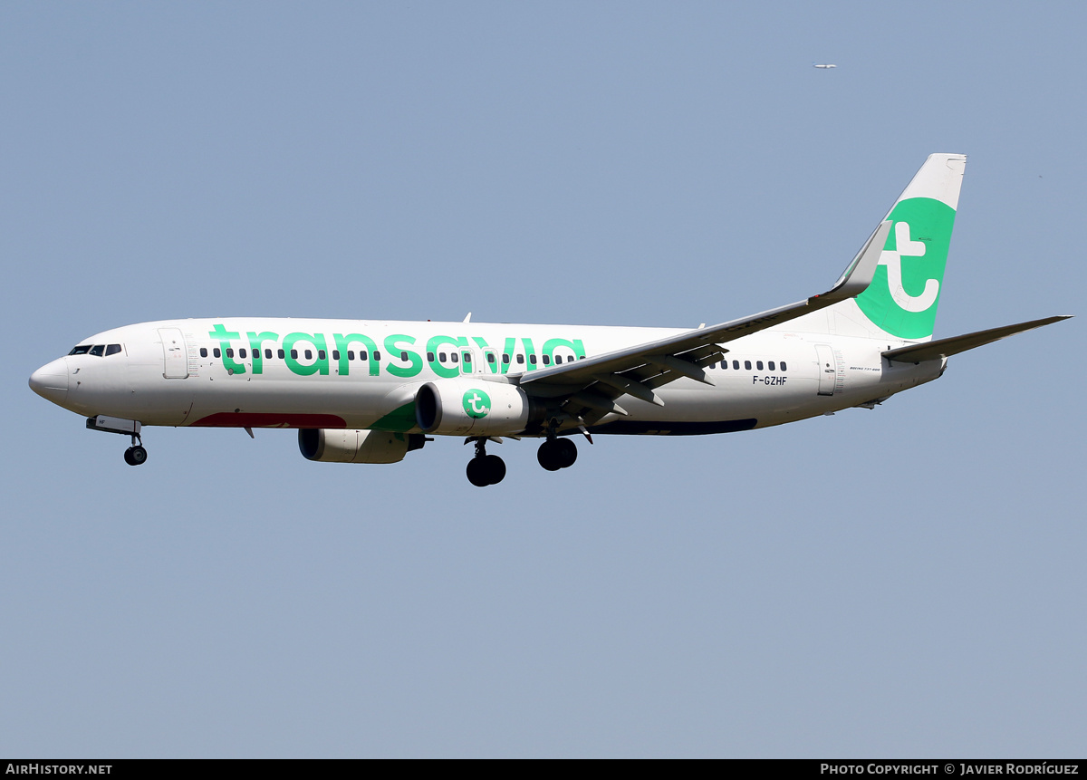 Aircraft Photo of F-GZHF | Boeing 737-8HX | Transavia | AirHistory.net #469383