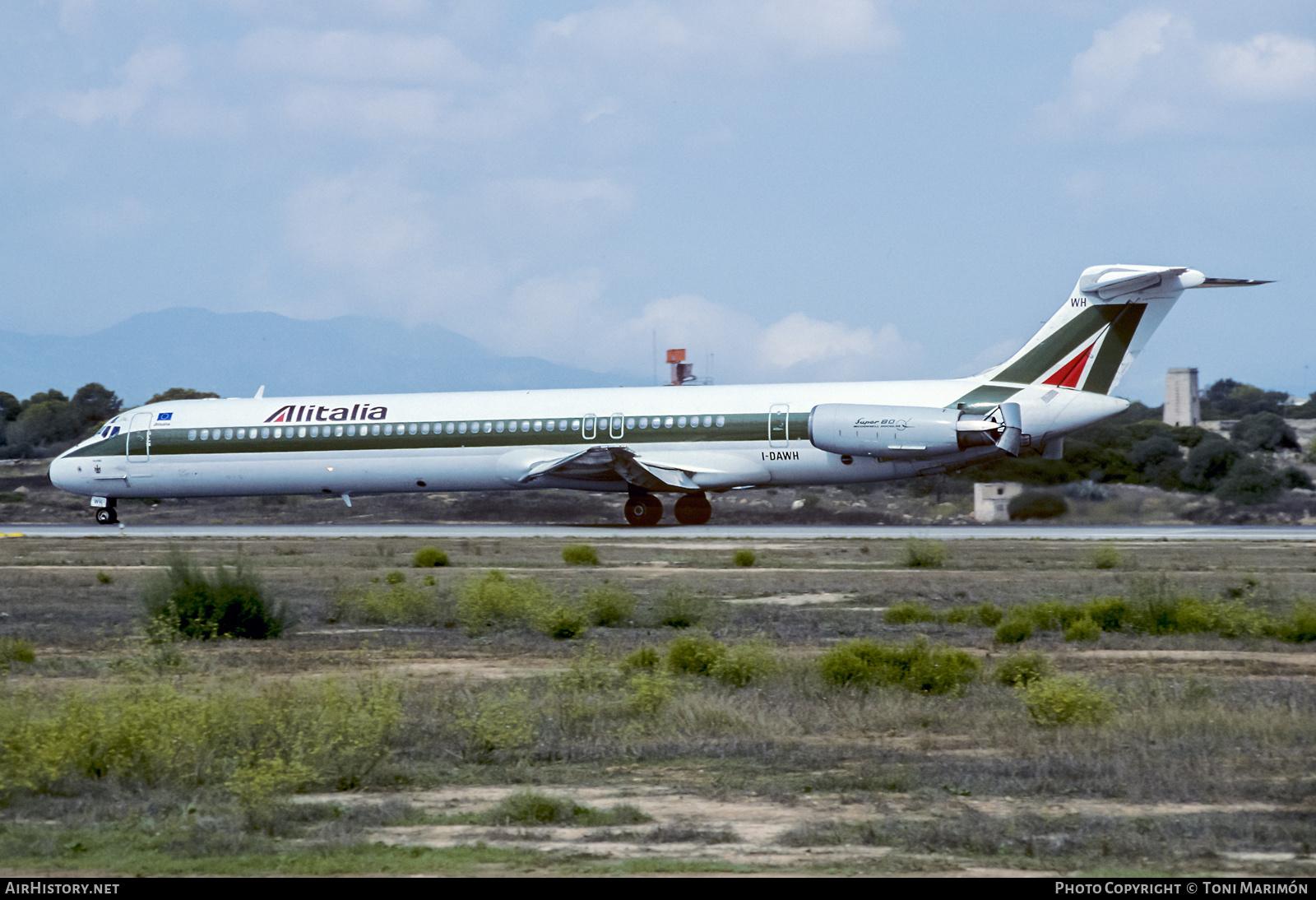 Aircraft Photo of I-DAWH | McDonnell Douglas MD-82 (DC-9-82) | Alitalia | AirHistory.net #469388