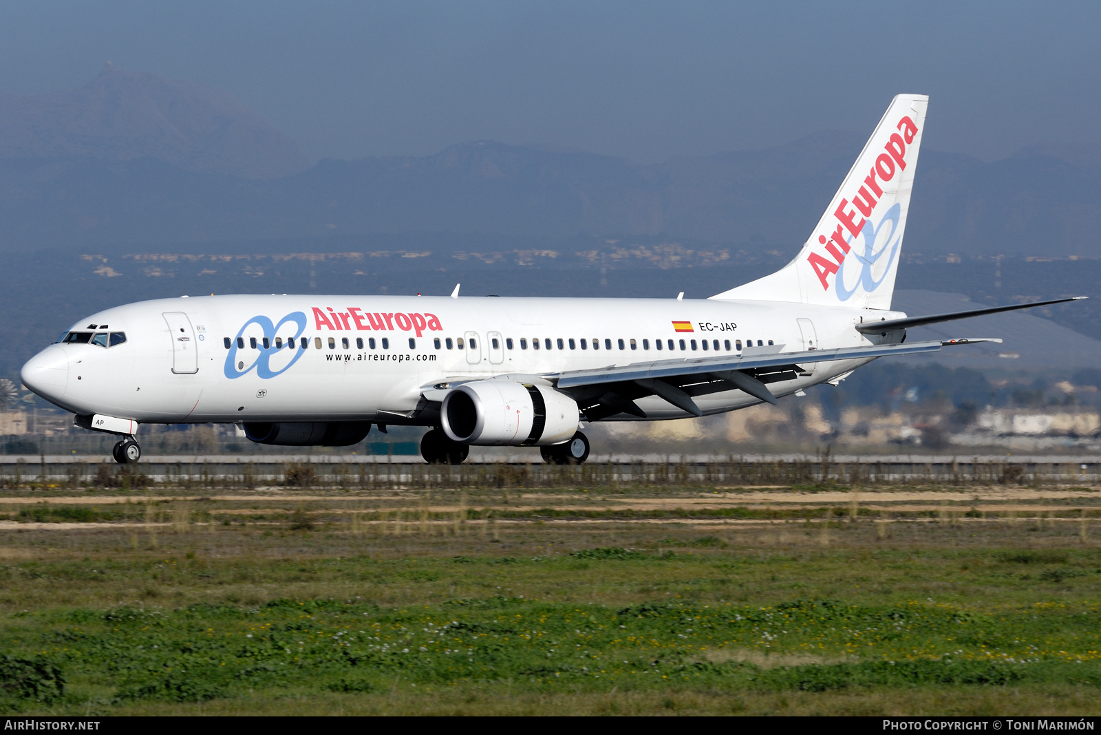 Aircraft Photo of EC-JAP | Boeing 737-85P | Air Europa | AirHistory.net #469396