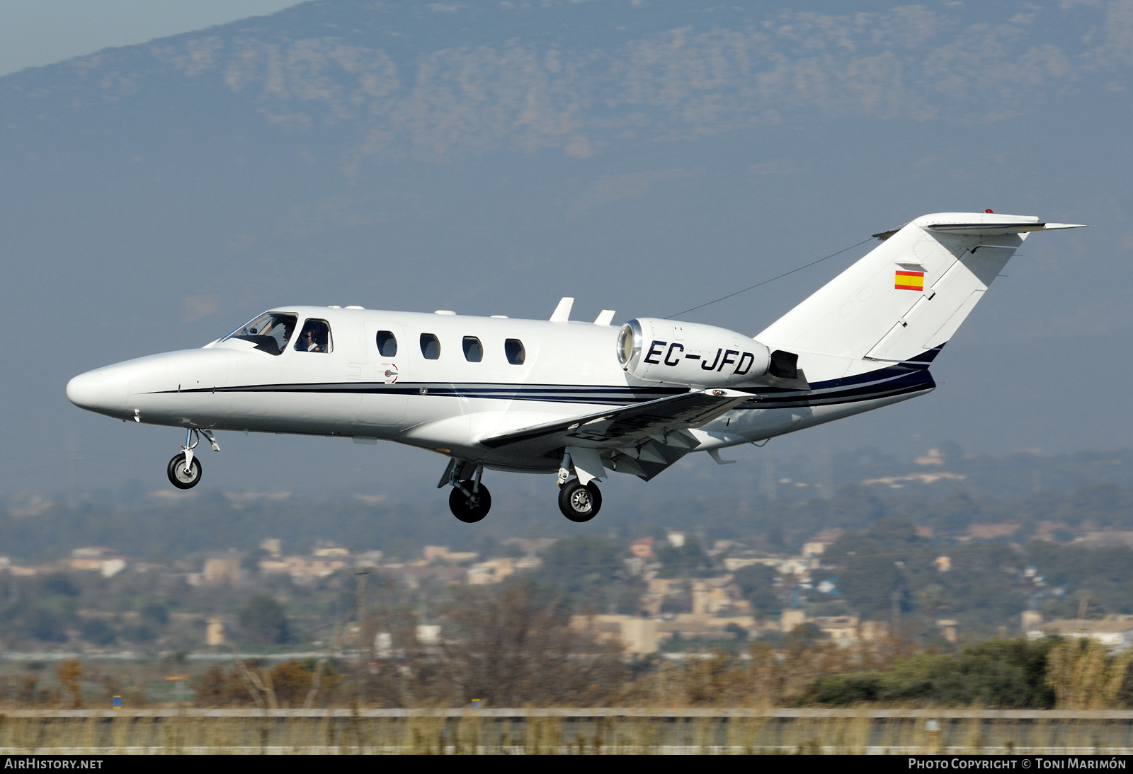 Aircraft Photo of EC-JFD | Cessna 525 CitationJet CJ1 | AirHistory.net #469397