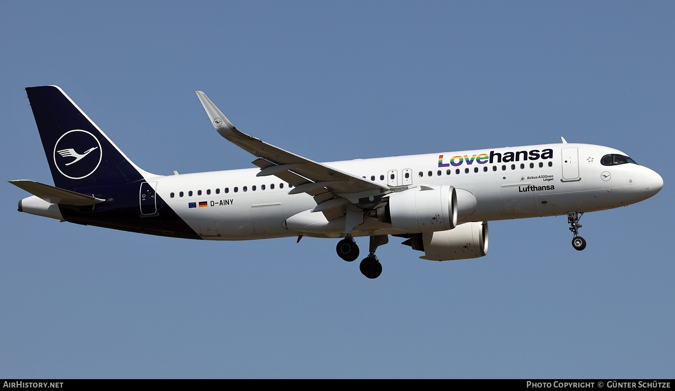 Aircraft Photo of D-AINY | Airbus A320-271N | Lufthansa | AirHistory.net #469409