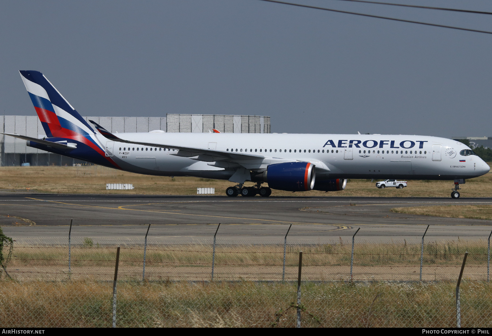 Aircraft Photo of F-WZGY | Airbus A350-941 | Aeroflot - Russian Airlines | AirHistory.net #469466