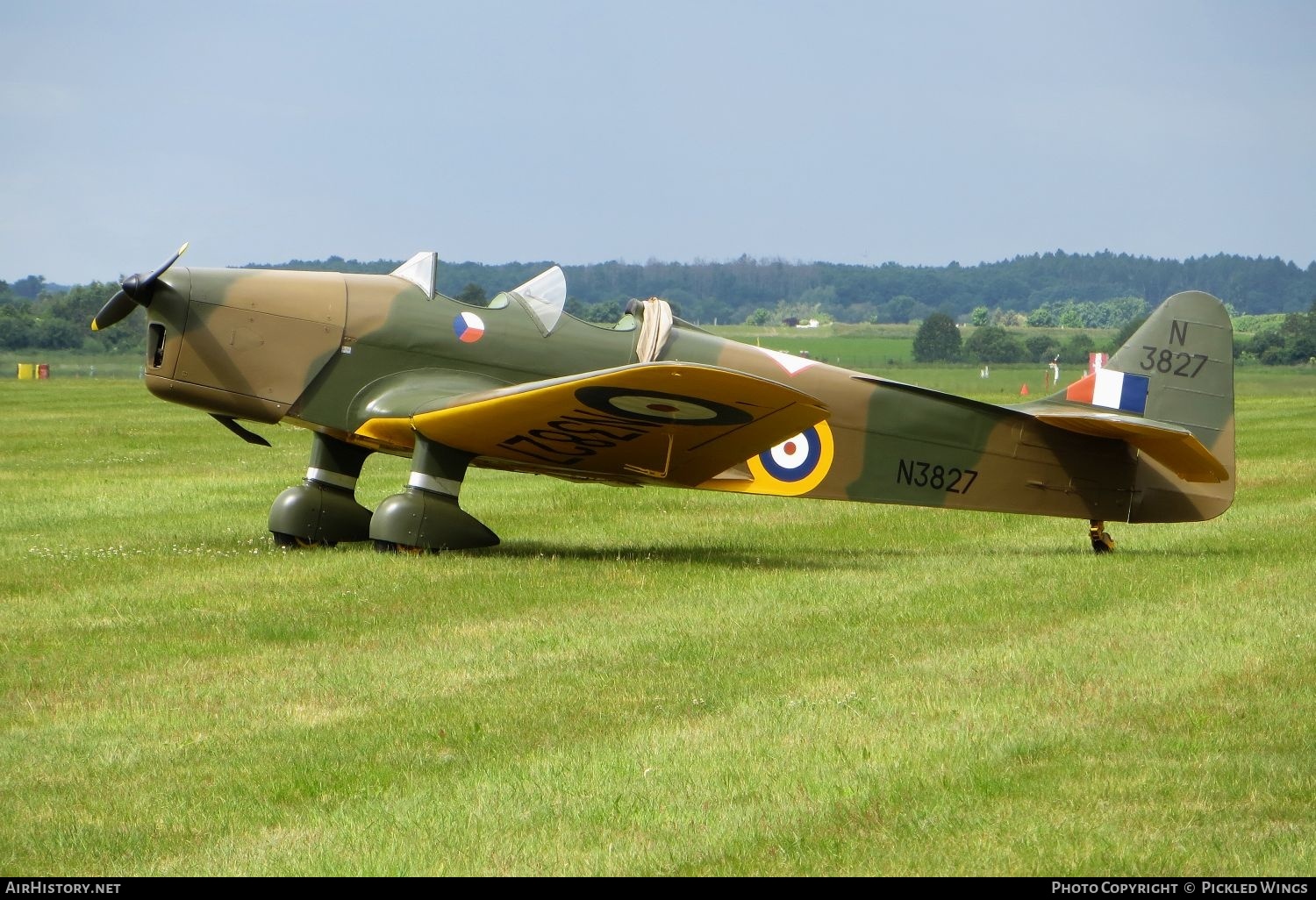 Aircraft Photo of G-CLHY / N3827 | Miles M.14A Hawk Trainer 3 | UK - Air Force | AirHistory.net #469470