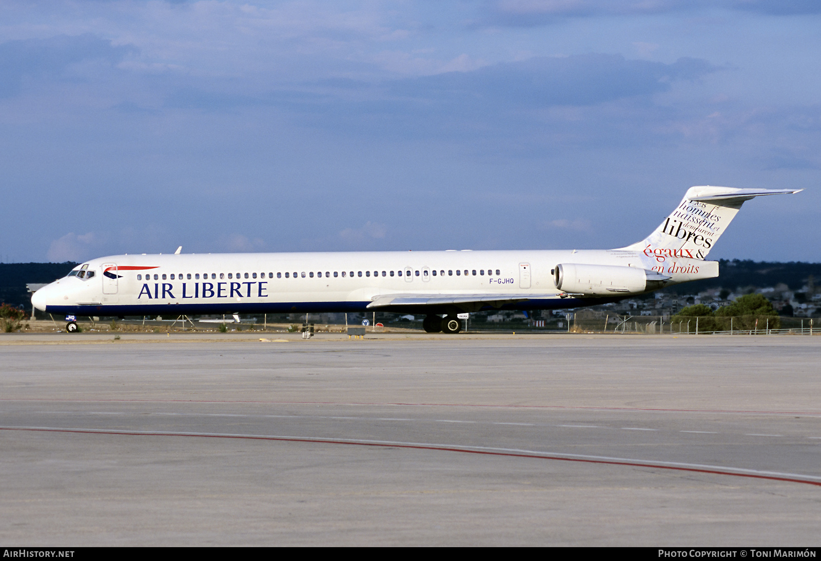 Aircraft Photo of F-GJHQ | McDonnell Douglas MD-82 (DC-9-82) | Air Liberté | AirHistory.net #469477