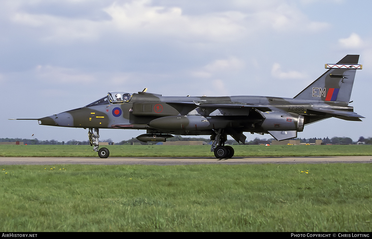 Aircraft Photo of XZ396 | Sepecat Jaguar GR3A | UK - Air Force | AirHistory.net #469487