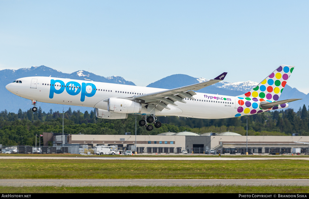 Aircraft Photo of 9H-PTP | Airbus A330-343 | Flypop | AirHistory.net #469488