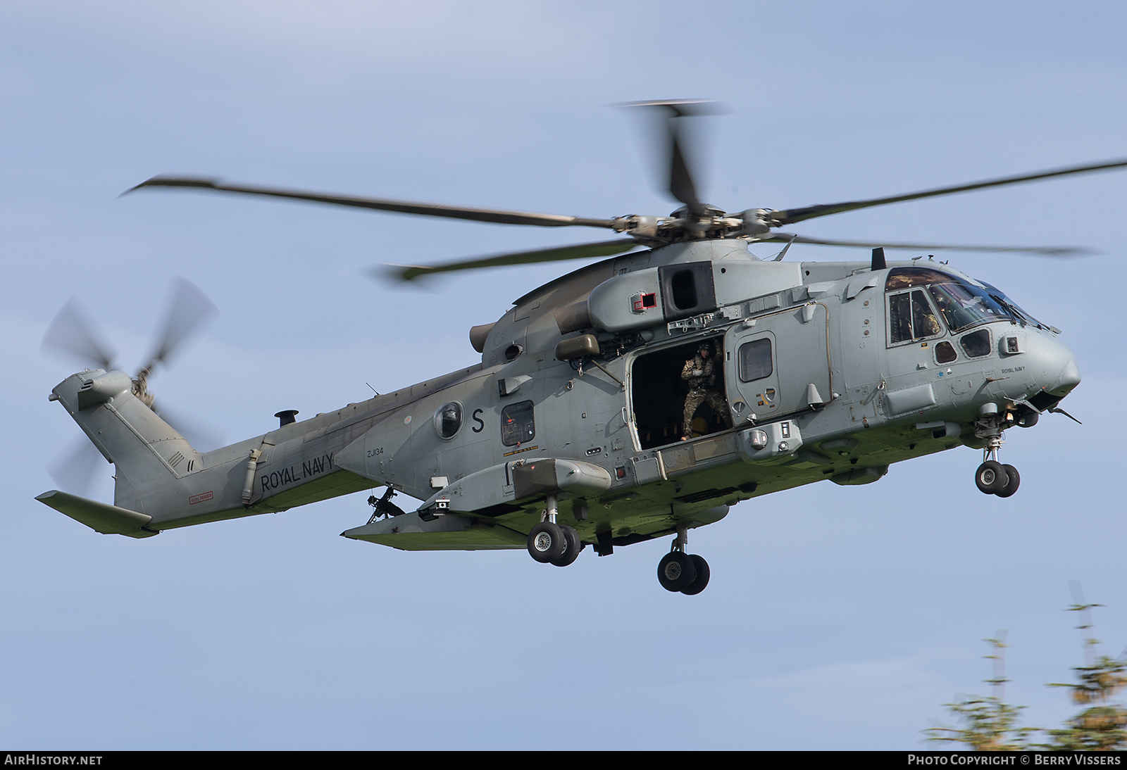 Aircraft Photo of ZJ134 | EHI EH101-411 Merlin HC4 | UK - Navy | AirHistory.net #469528