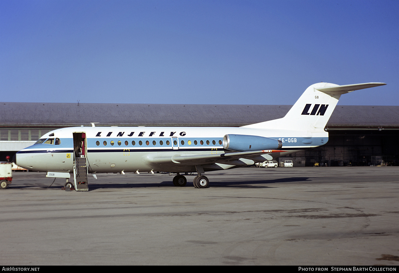 Aircraft Photo of SE-DGB | Fokker F28-1000 Fellowship | Linjeflyg | AirHistory.net #469534