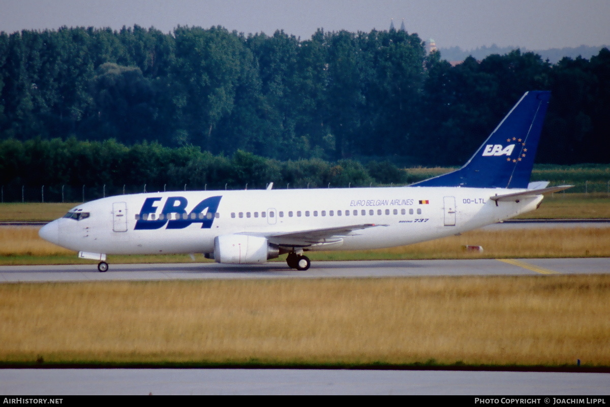 Aircraft Photo of OO-LTL | Boeing 737-3M8 | EBA - Eurobelgian Airlines | AirHistory.net #469553