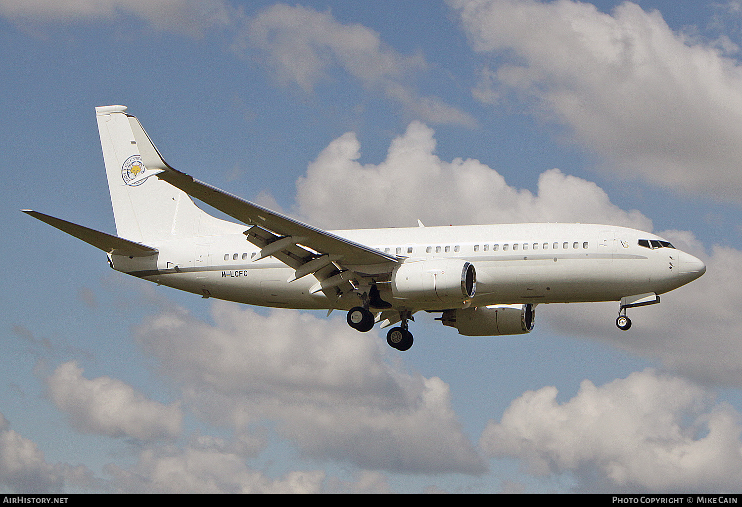 Aircraft Photo of M-LCFC | Boeing 737-7EI BBJ | Leicester City Football Club | AirHistory.net #469556