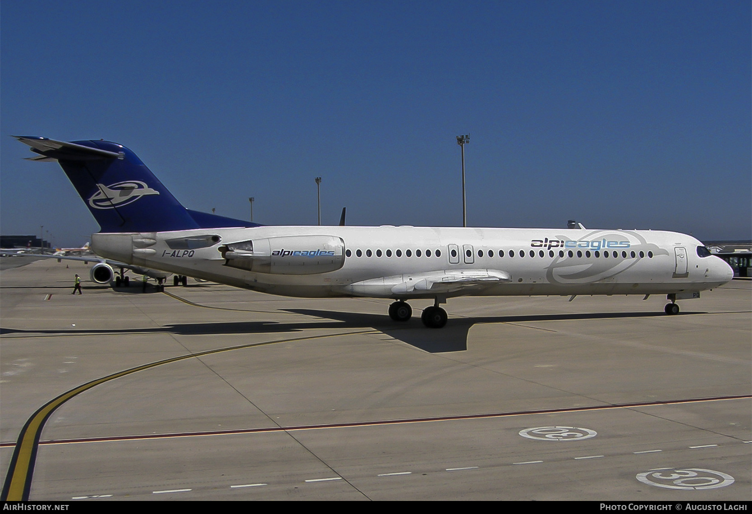 Aircraft Photo of I-ALPQ | Fokker 100 (F28-0100) | Alpi Eagles | AirHistory.net #469557