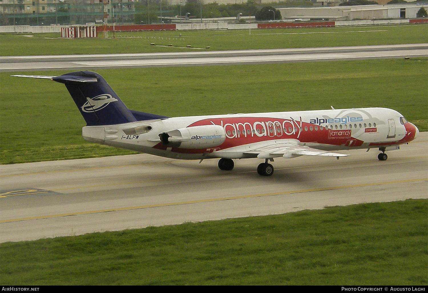 Aircraft Photo of I-ALPW | Fokker 100 (F28-0100) | Alpi Eagles | AirHistory.net #469564
