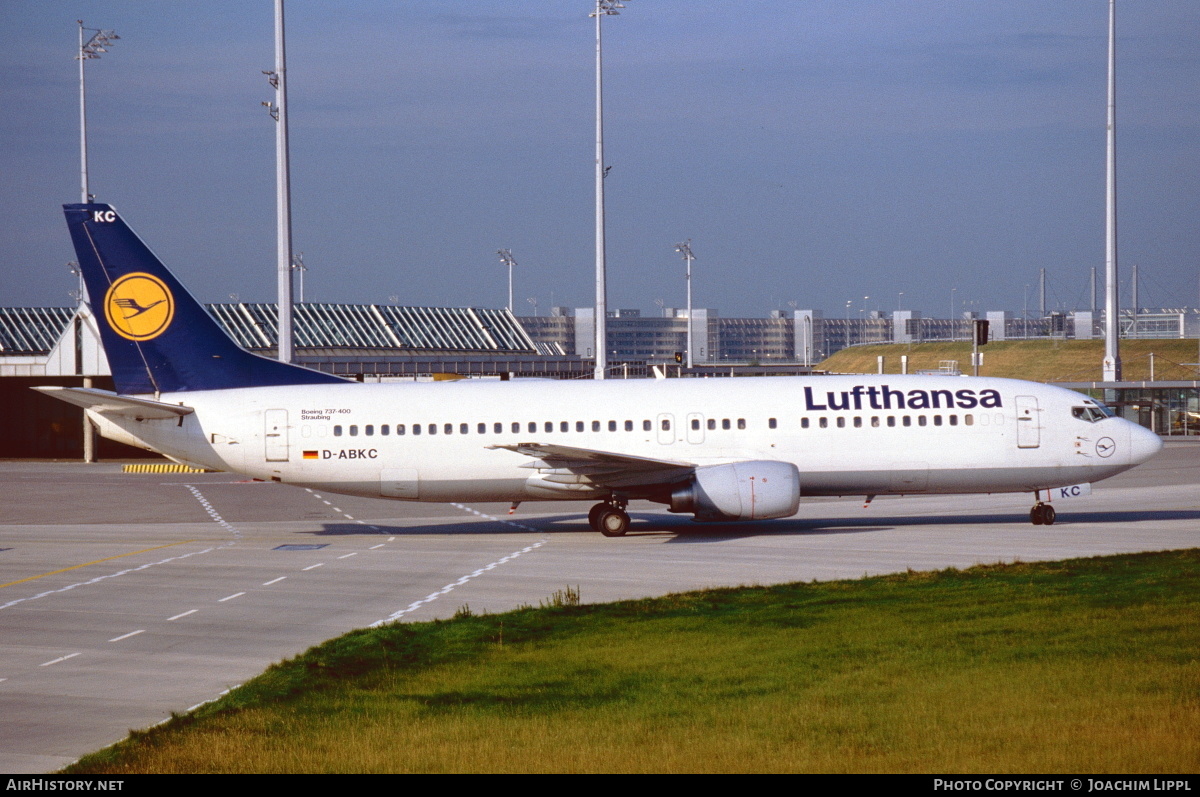 Aircraft Photo of D-ABKC | Boeing 737-430 | Lufthansa | AirHistory.net #469576