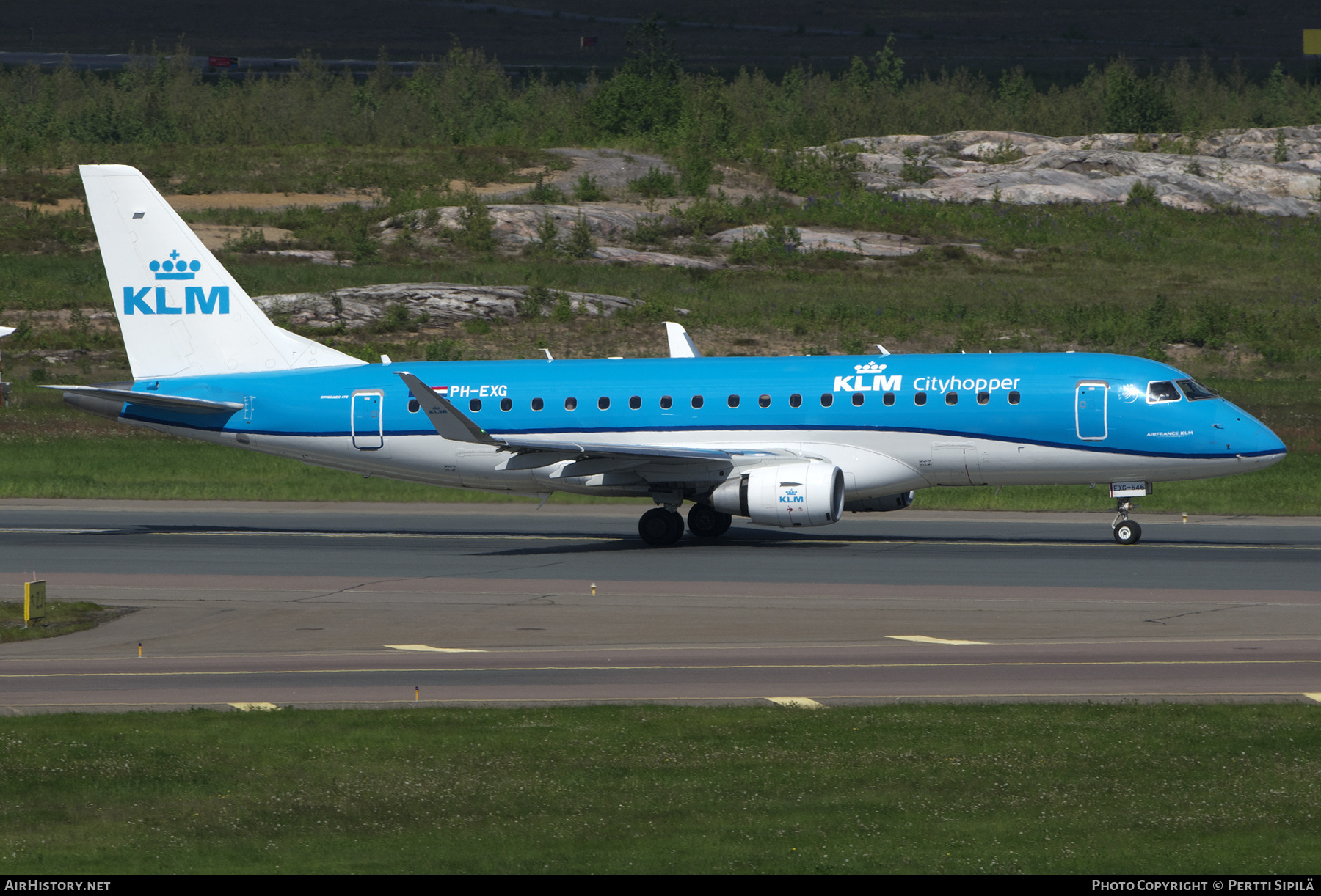 Aircraft Photo of PH-EXG | Embraer 175STD (ERJ-170-200STD) | KLM Cityhopper | AirHistory.net #469579