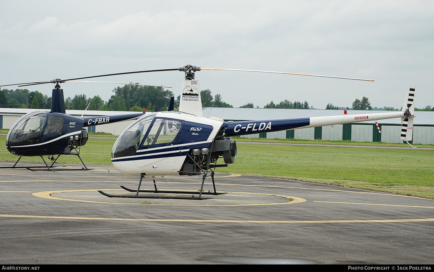 Aircraft Photo of C-FLDA | Robinson R-22 Beta | Heli-College Canada | AirHistory.net #469581