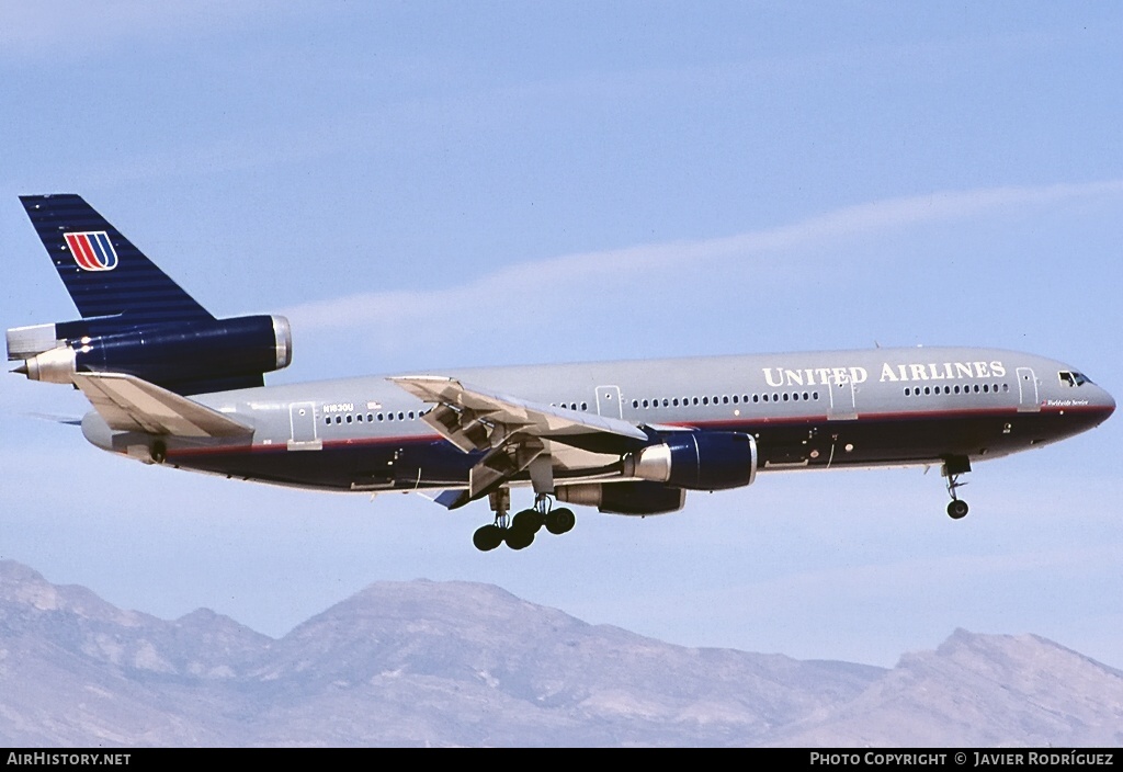 Aircraft Photo of N1830U | McDonnell Douglas DC-10-10 | United Airlines | AirHistory.net #469604