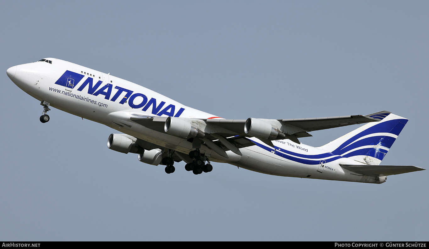 Aircraft Photo of N729CA | Boeing 747-412(BCF) | National Airlines | AirHistory.net #469636