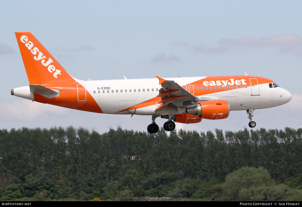 Aircraft Photo of G-EZDD | Airbus A319-111 | EasyJet | AirHistory.net #469648
