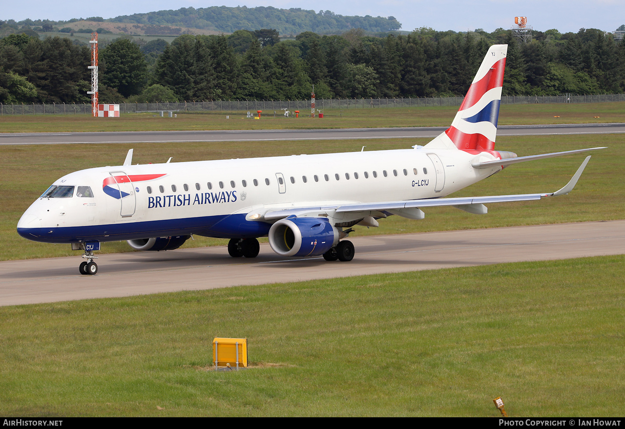 Aircraft Photo of G-LCYJ | Embraer 190SR (ERJ-190-100SR) | British Airways | AirHistory.net #469656