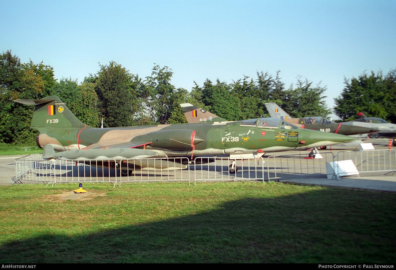 Aircraft Photo of FX39 | Lockheed F-104G Starfighter | Belgium - Air Force | AirHistory.net #469662