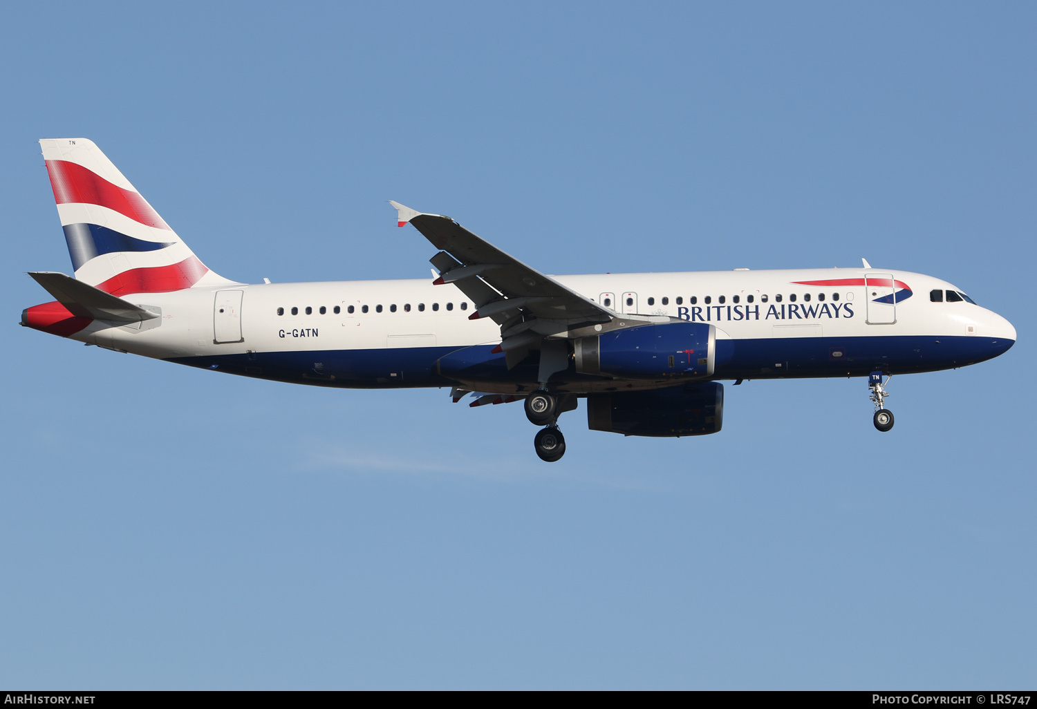 Aircraft Photo of G-GATN | Airbus A320-232 | British Airways | AirHistory.net #469669