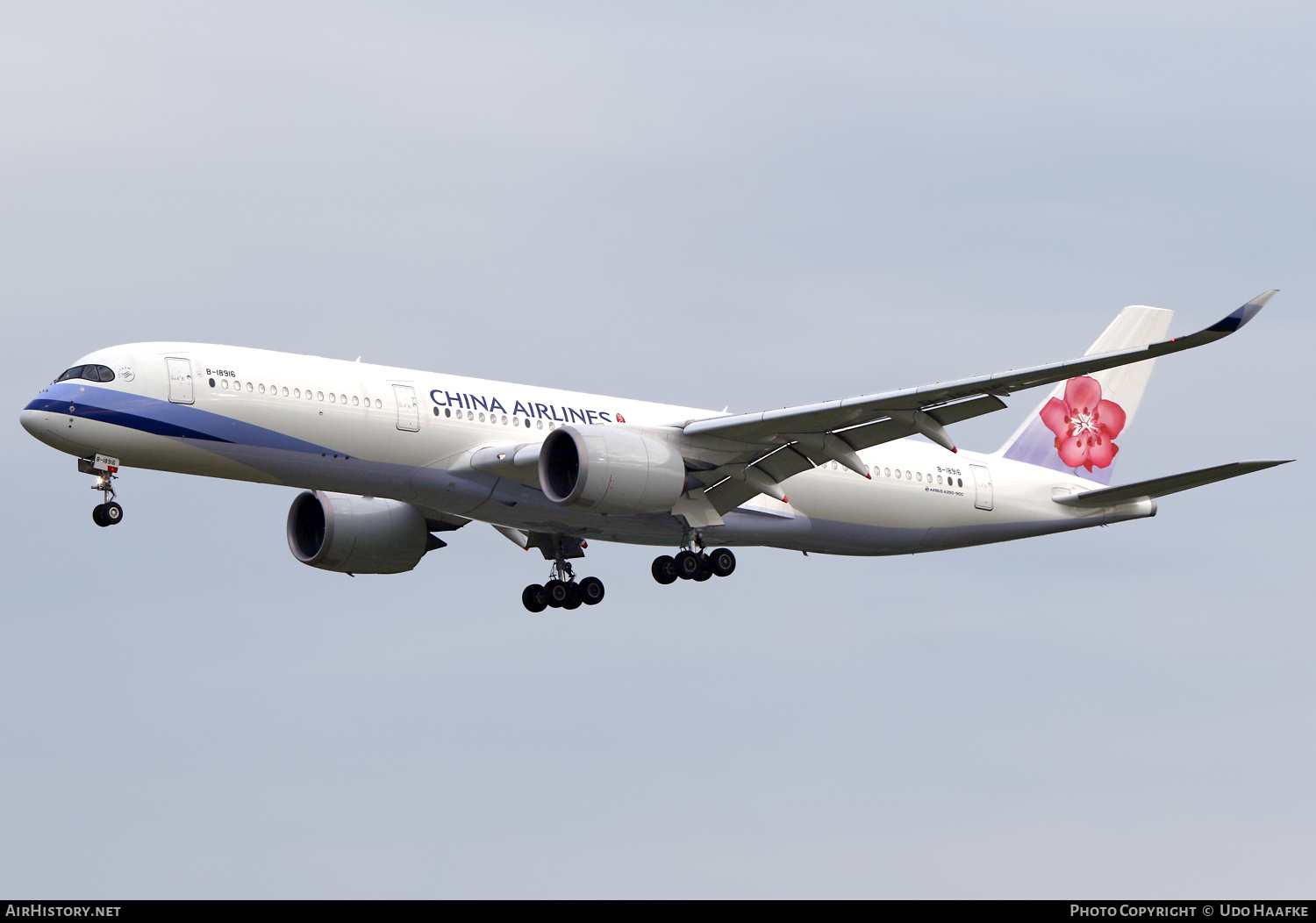 Aircraft Photo of B-18916 | Airbus A350-941 | China Airlines | AirHistory.net #469685