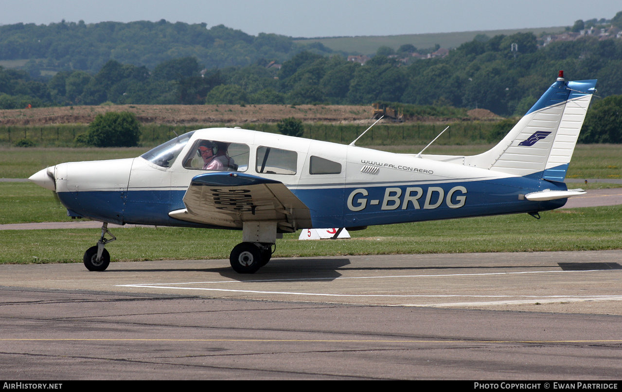 Aircraft Photo of G-BRDG | Piper PA-28-161 Cherokee Warrior II | Falcon Flying Services | AirHistory.net #469695
