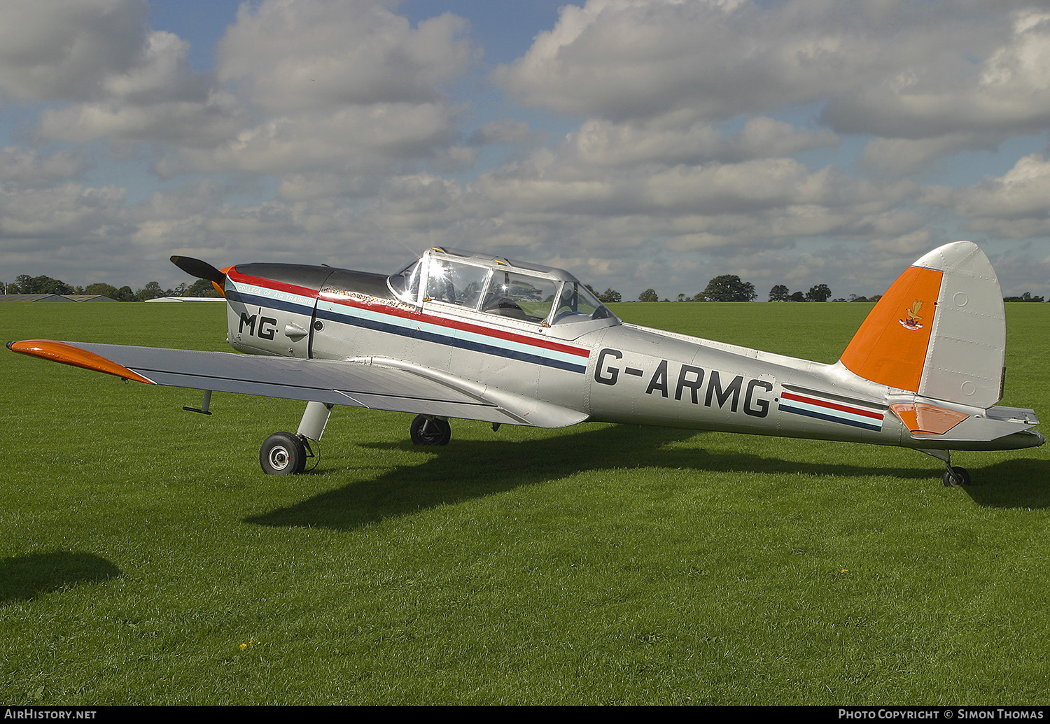Aircraft Photo of G-ARMG | De Havilland DHC-1 Chipmunk Mk22A | AirHistory.net #469702