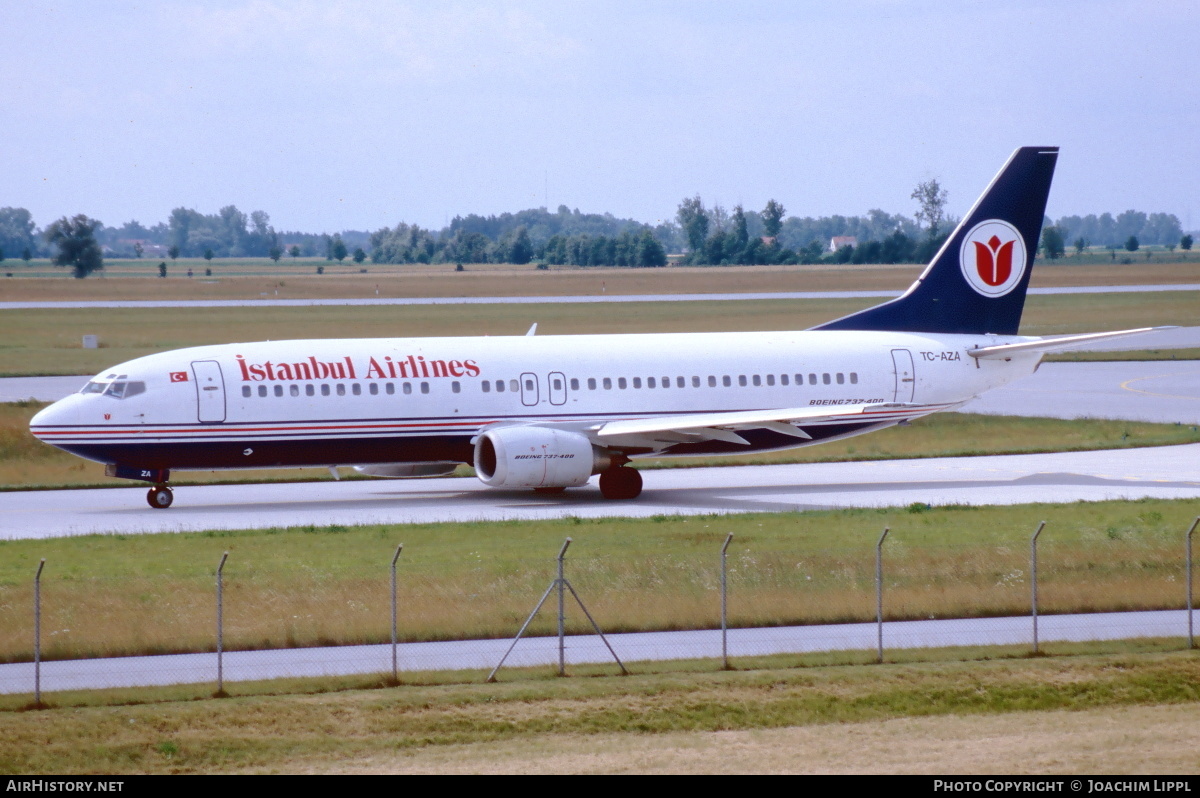 Aircraft Photo of TC-AZA | Boeing 737-4Y0 | Istanbul Airlines | AirHistory.net #469708