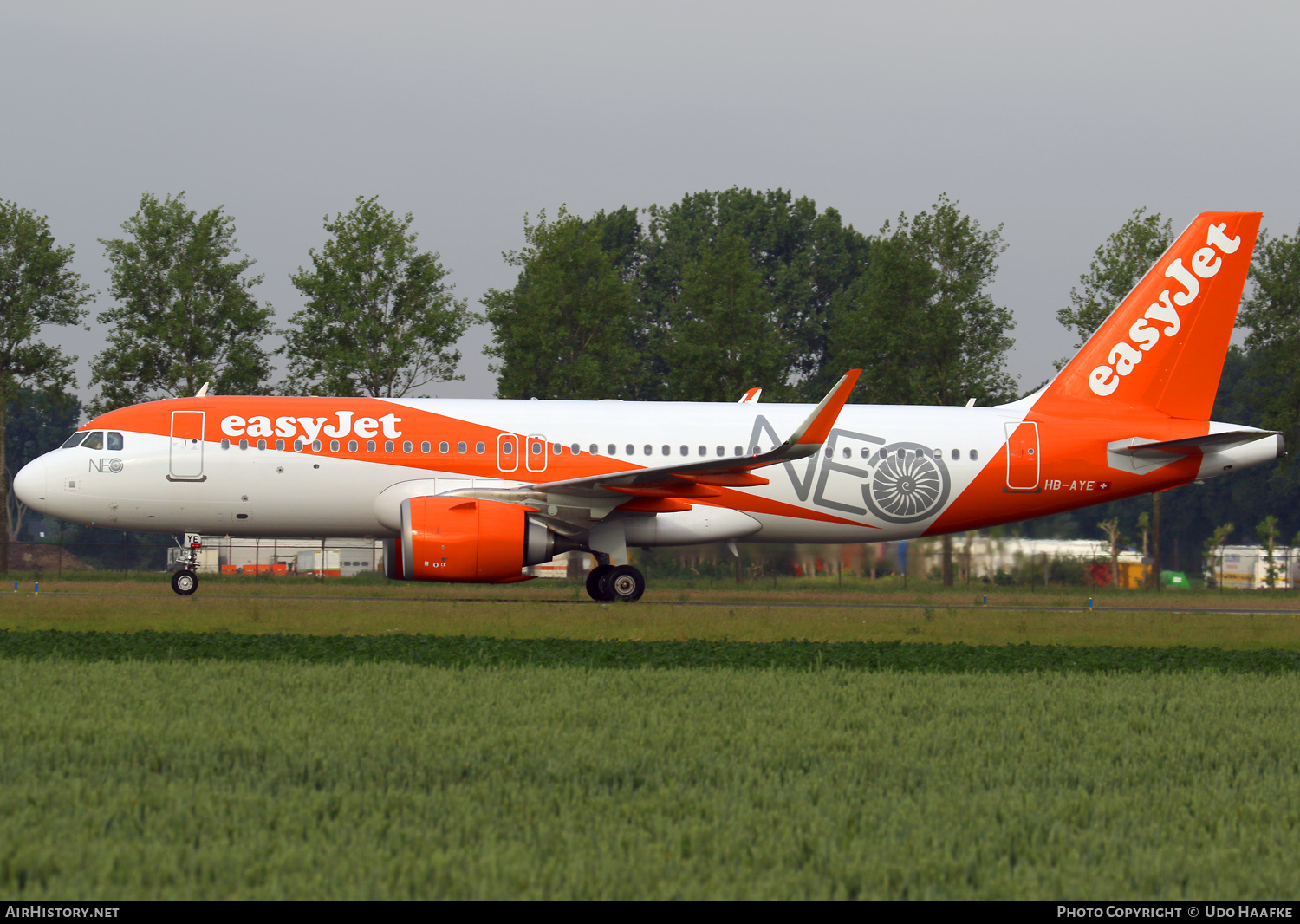 Aircraft Photo of HB-AYE | Airbus A320-251N | EasyJet | AirHistory.net #469716