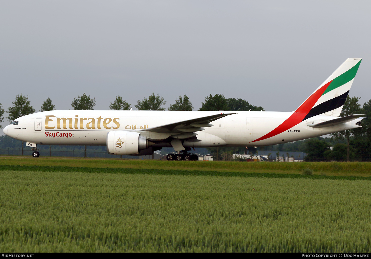 Aircraft Photo of A6-EFH | Boeing 777-F1H | Emirates SkyCargo | AirHistory.net #469723