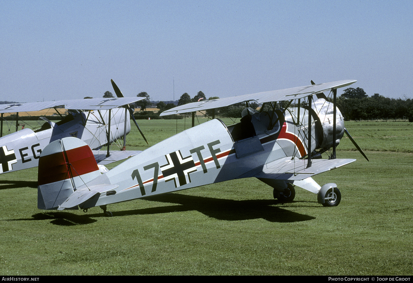 Aircraft Photo of G-BZTJ | CASA 1.133L Jungmeister | Germany - Air Force | AirHistory.net #469734