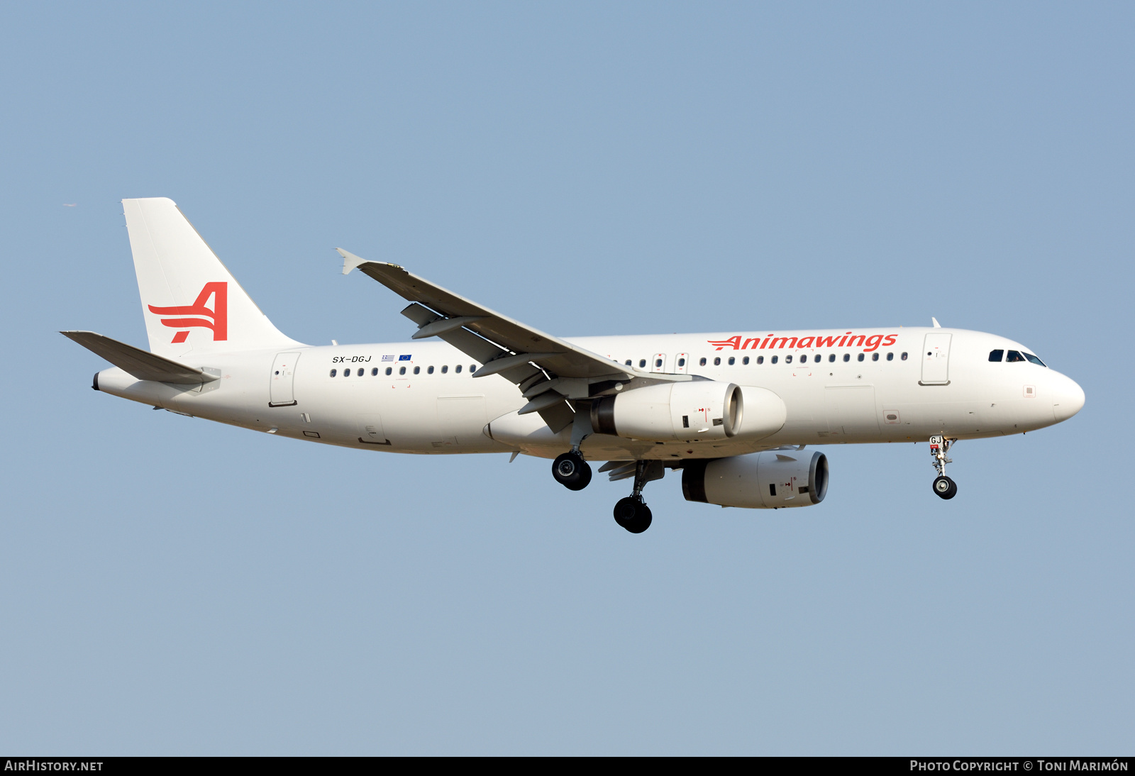 Aircraft Photo of SX-DGJ | Airbus A320-232 | Animawings | AirHistory.net #469735