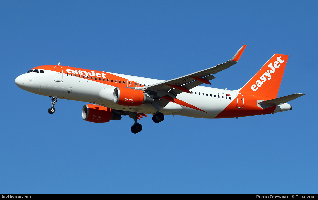 Aircraft Photo of HB-JXJ | Airbus A320-214 | EasyJet | AirHistory.net #469737