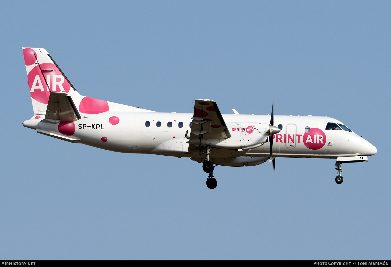 Aircraft Photo of SP-KPL | Saab 340A | Sprint Air | AirHistory.net #469740