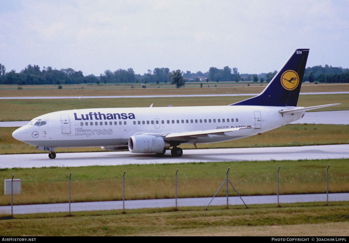 Aircraft Photo of D-ABEN | Boeing 737-330 | Lufthansa Express | AirHistory.net #469774