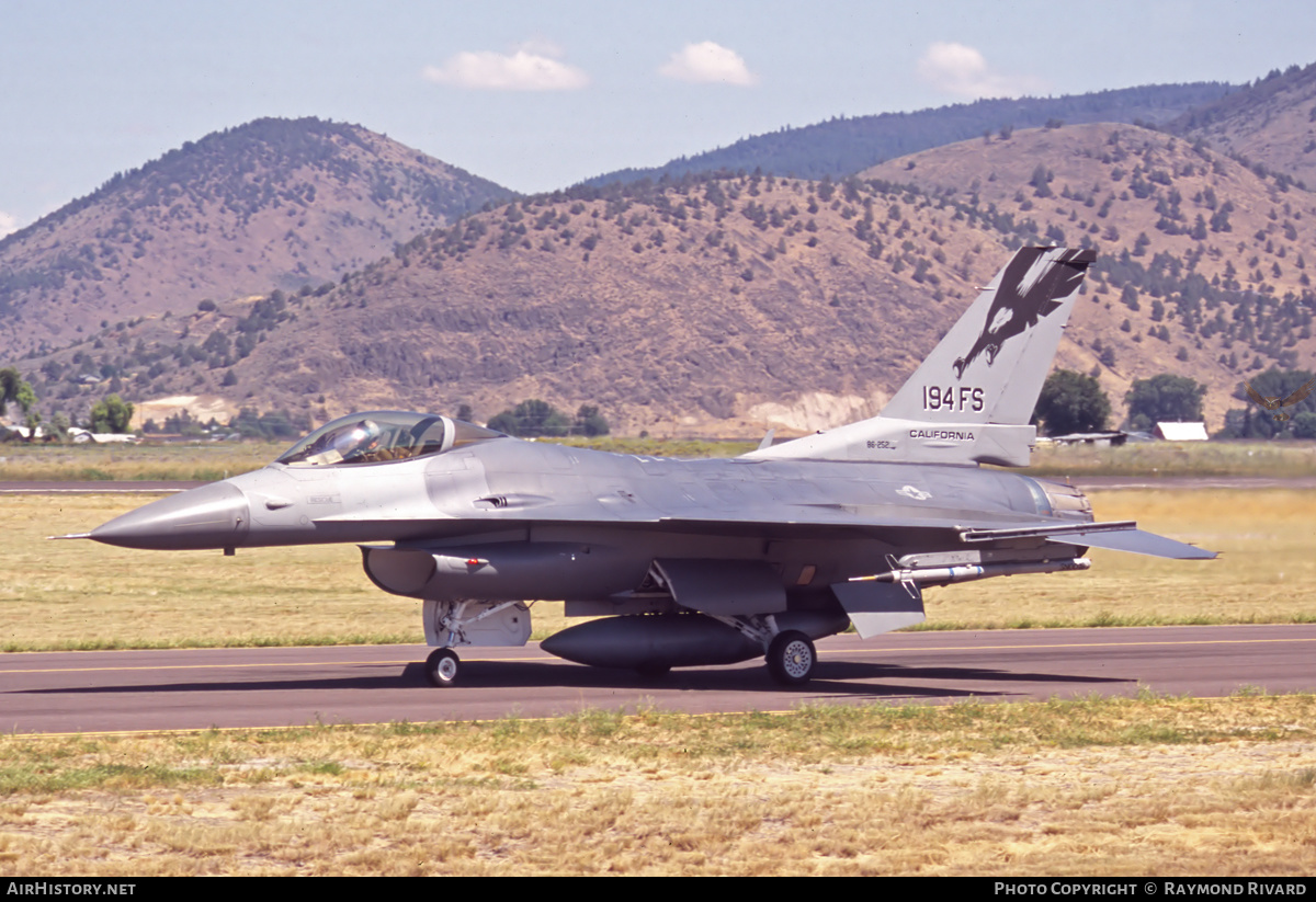 Aircraft Photo of 86-0252 | General Dynamics F-16C Fighting Falcon | USA - Air Force | AirHistory.net #469797