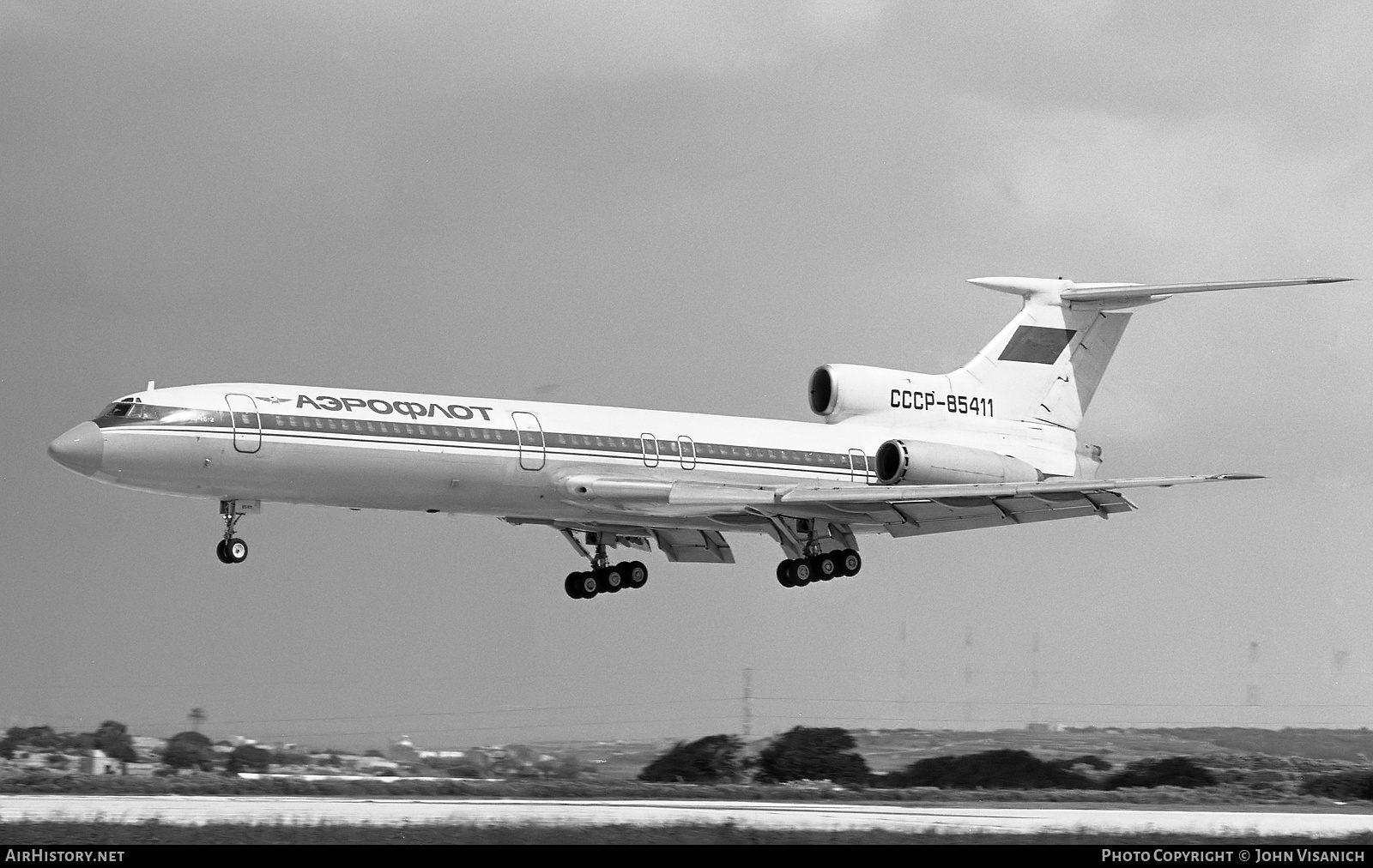Aircraft Photo of CCCP-85411 | Tupolev Tu-154B-2 | Aeroflot | AirHistory.net #469809