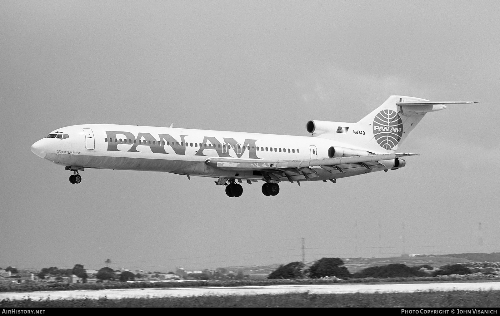 Aircraft Photo of N4740 | Boeing 727-235 | Pan American World Airways - Pan Am | AirHistory.net #469812