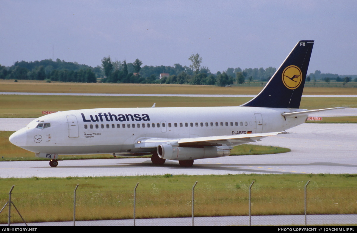 Aircraft Photo of D-ABFX | Boeing 737-230/Adv | Lufthansa | AirHistory.net #469837