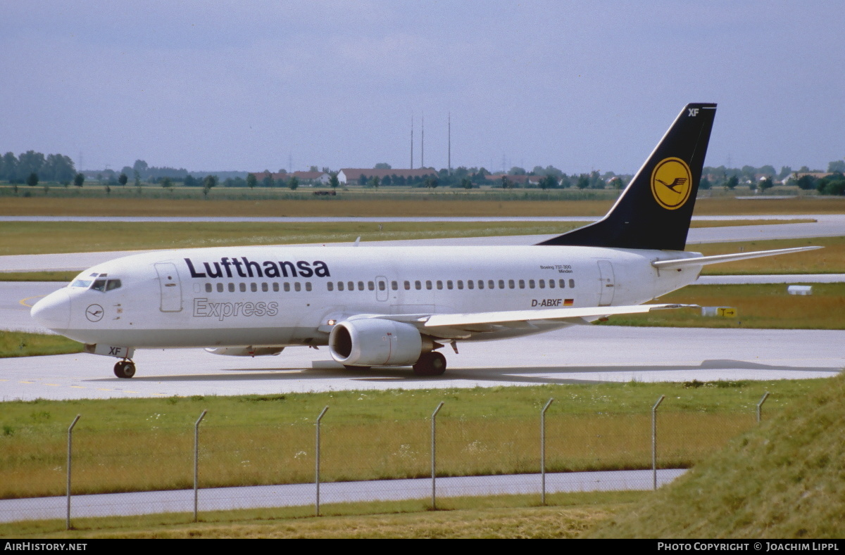 Aircraft Photo of D-ABXF | Boeing 737-330 | Lufthansa Express | AirHistory.net #469838