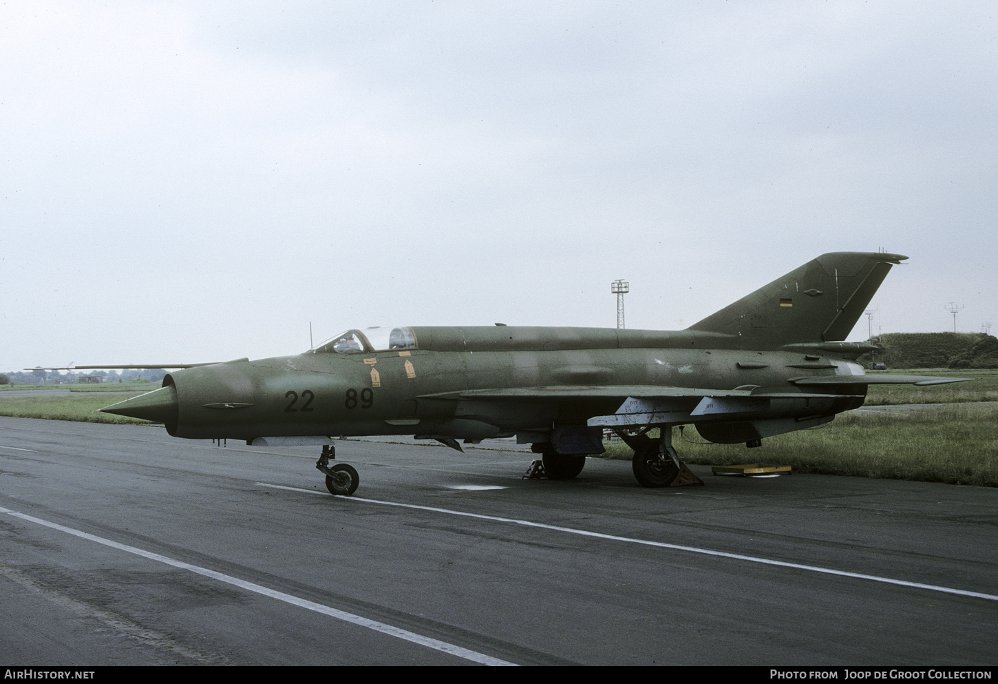 Aircraft Photo of 2289 | Mikoyan-Gurevich MiG-21M | Germany - Air Force | AirHistory.net #469862