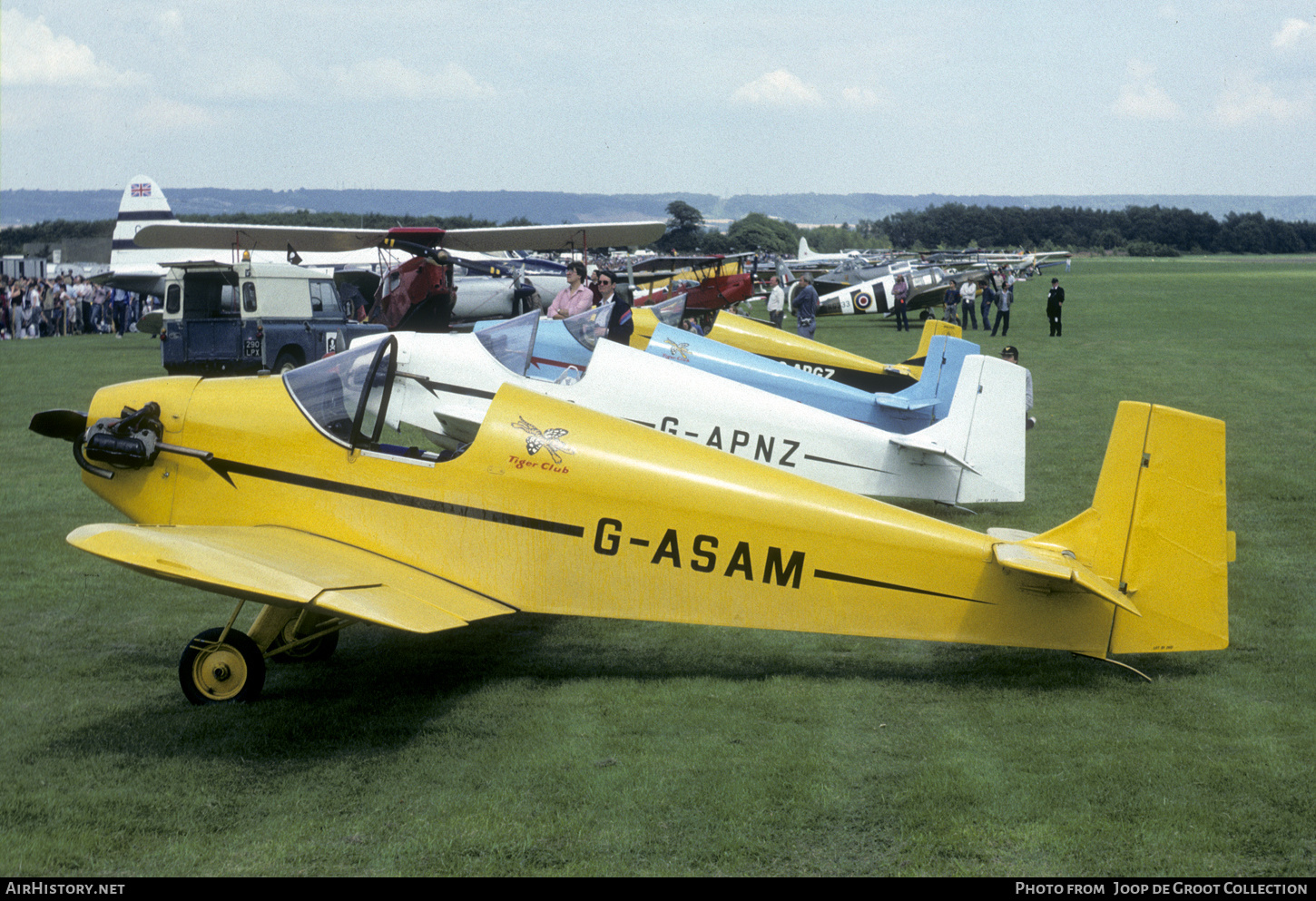 Aircraft Photo of G-ASAM | Druine D-31 Turbulent | The Tiger Club | AirHistory.net #469897